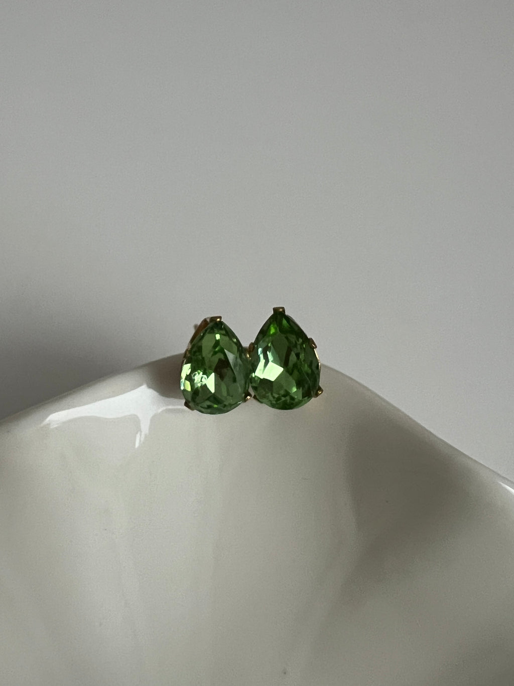 Earrings - Passion Drop Light Green