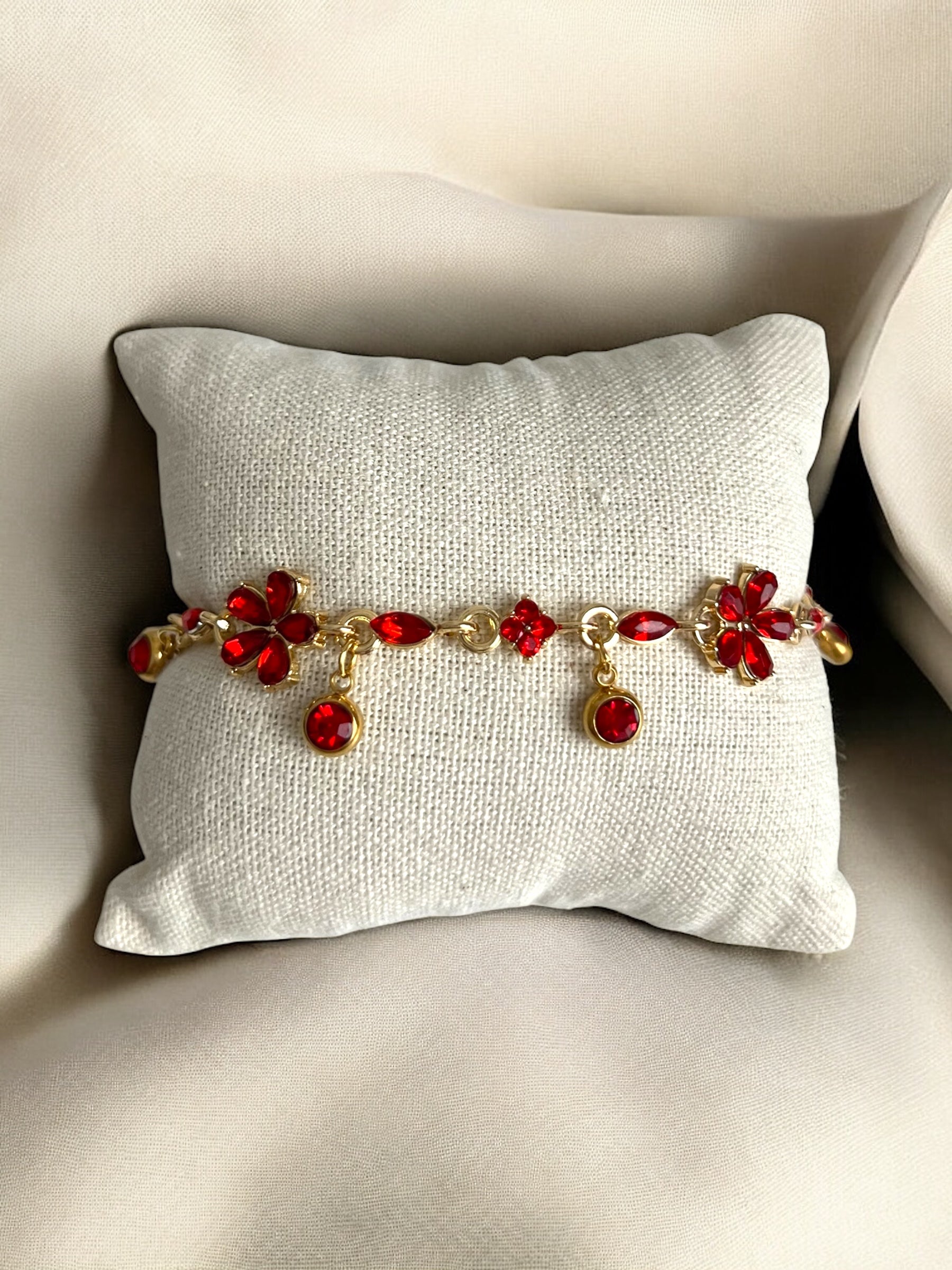 Bracelet - Florin Red