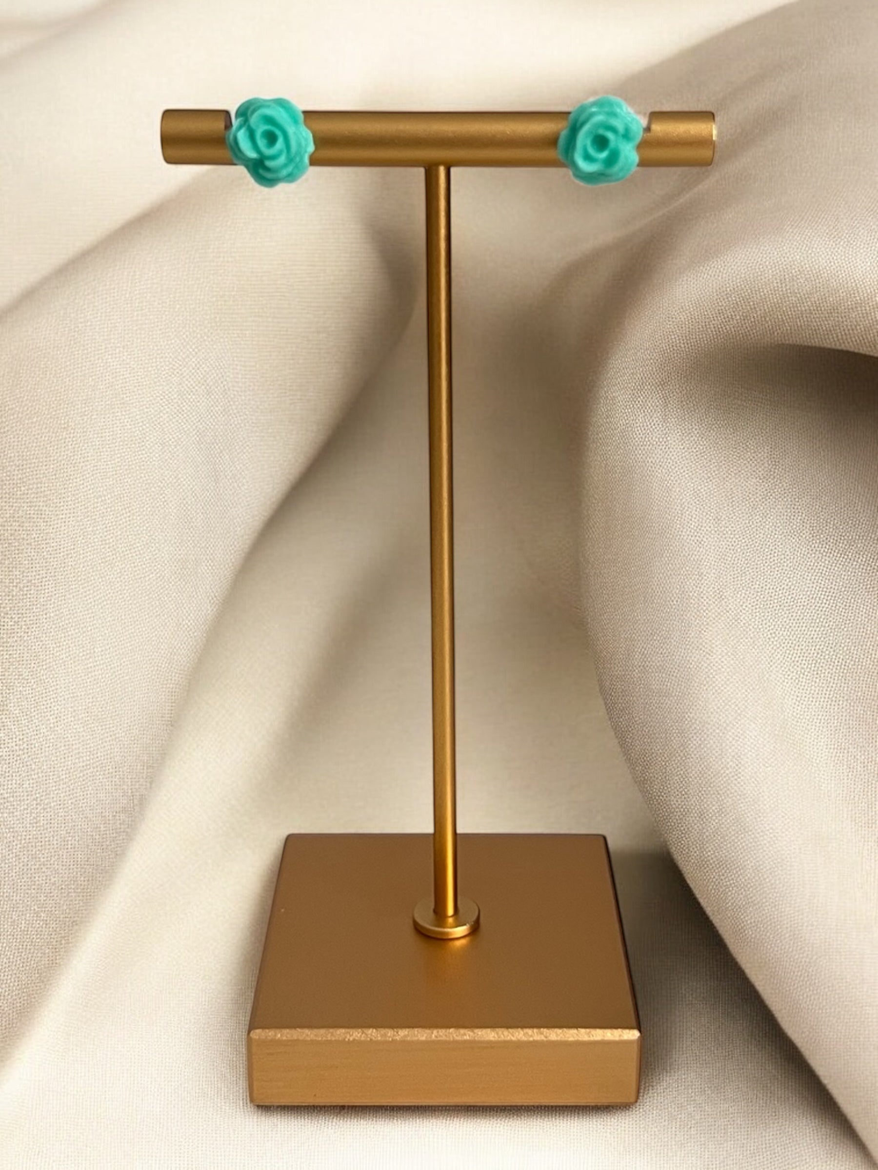 CC-earrings Roses Stud