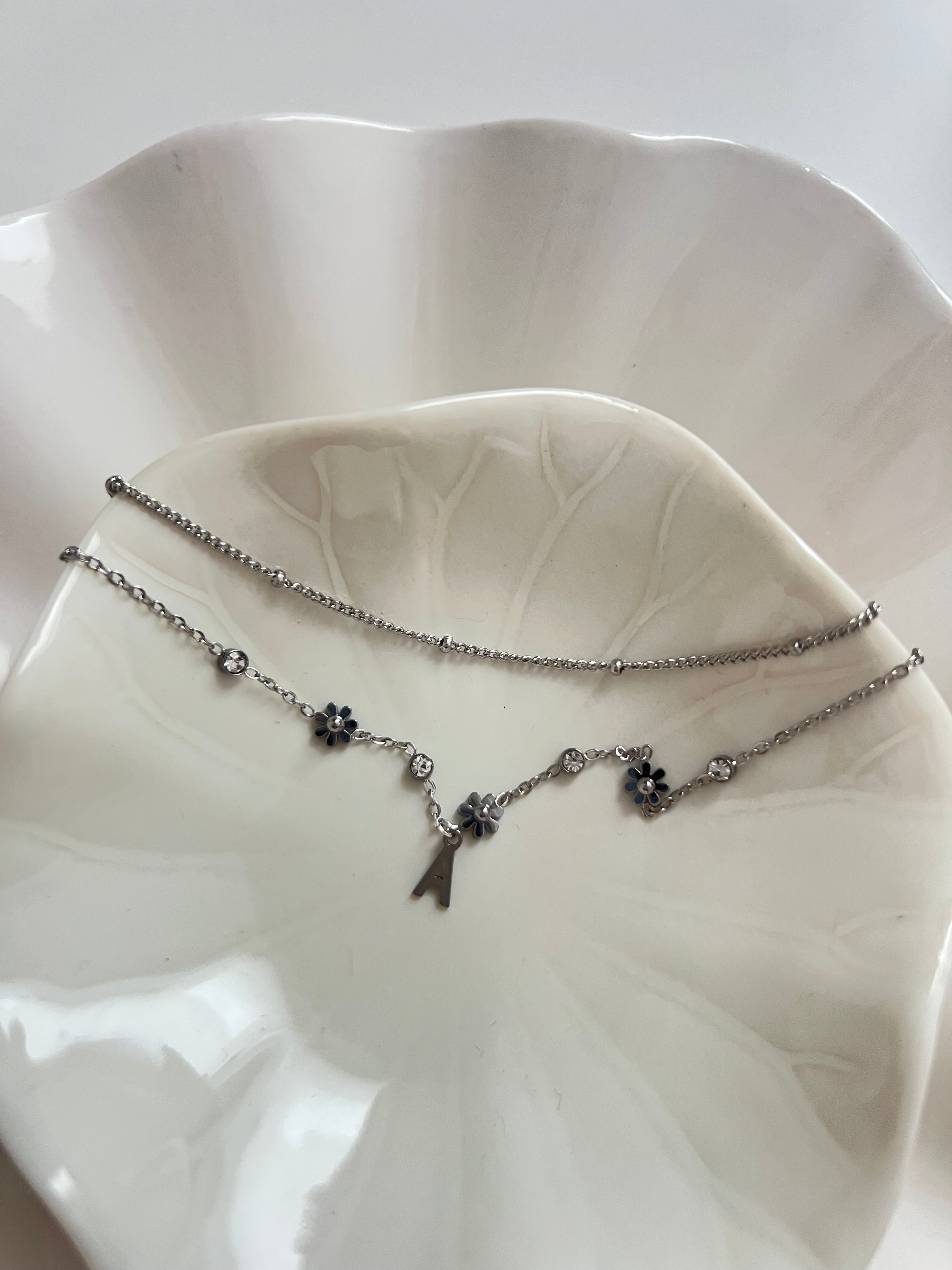 Anklet - Emilia with Initial