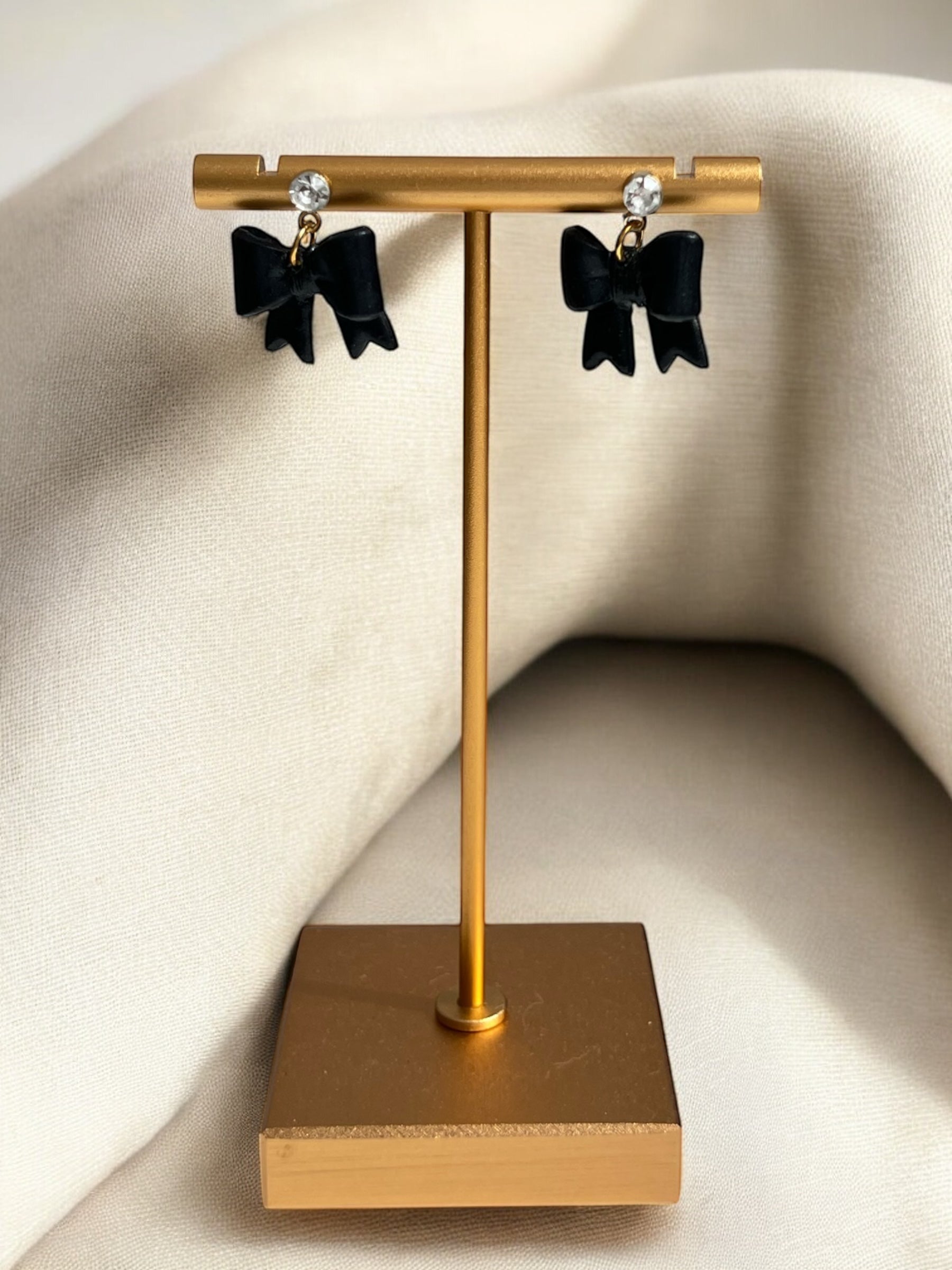CC-Earrings - Bow Sparkle