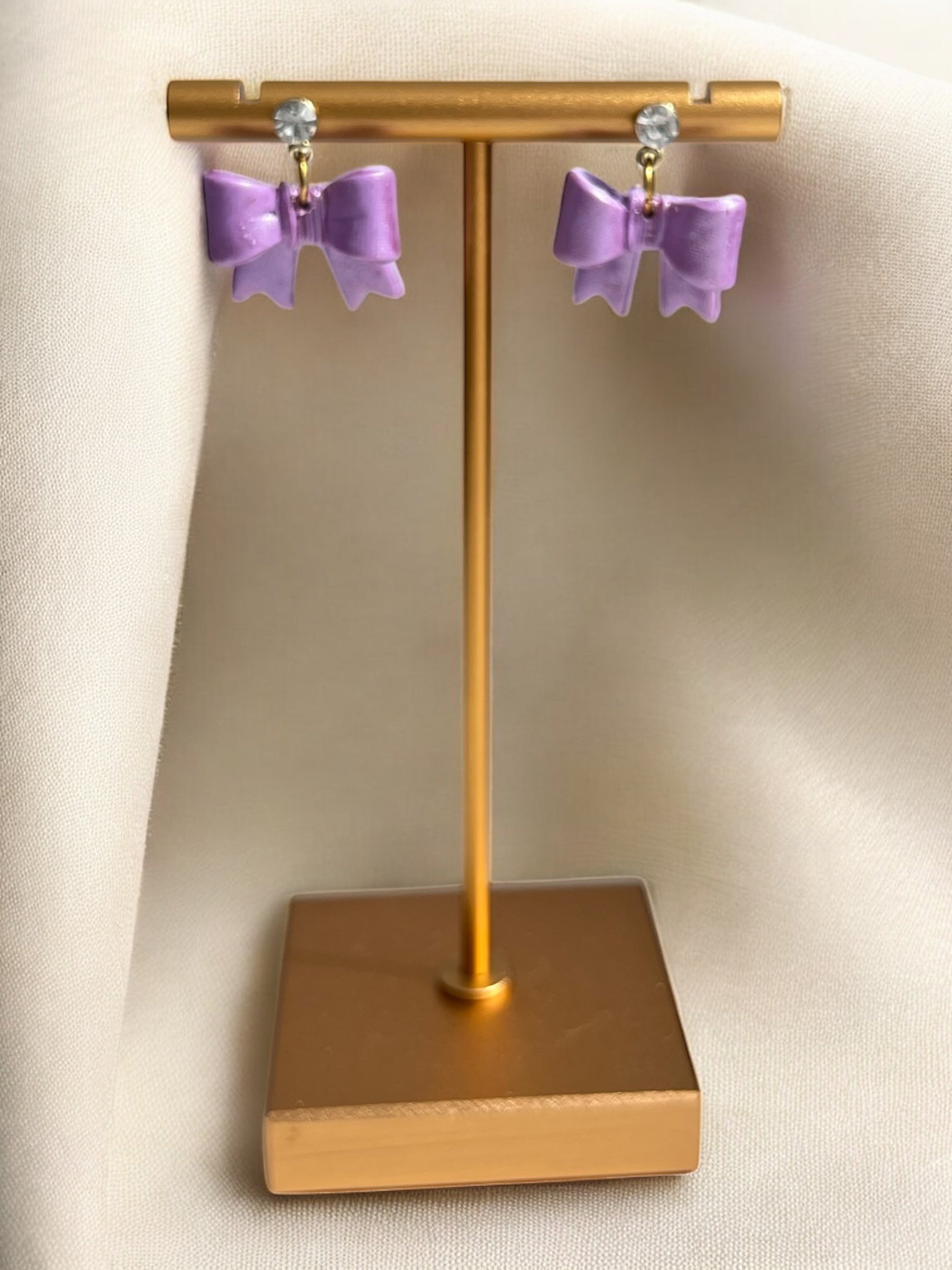 CC-Earrings - Bow Sparkle