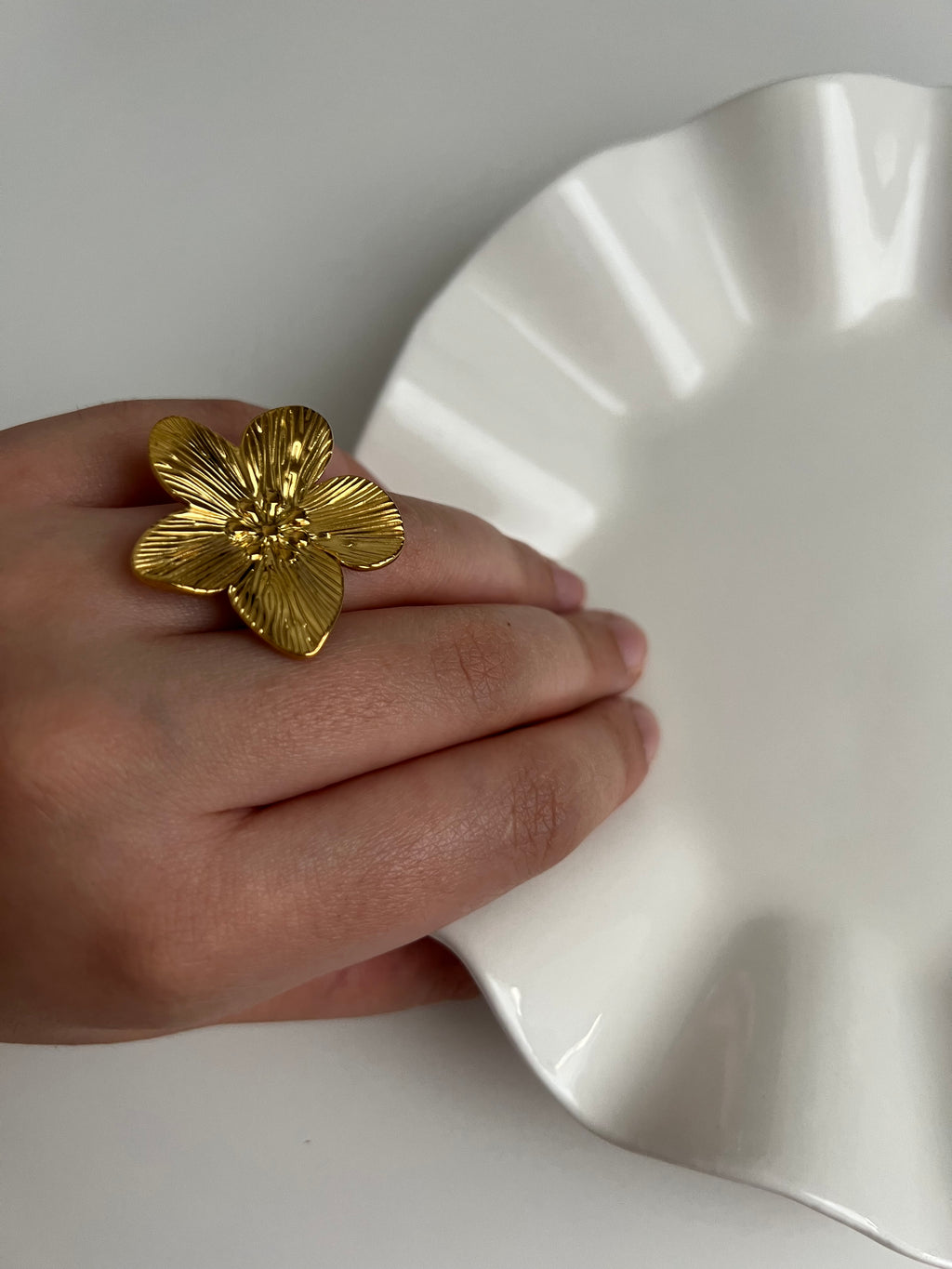 Ring - Flower Gold