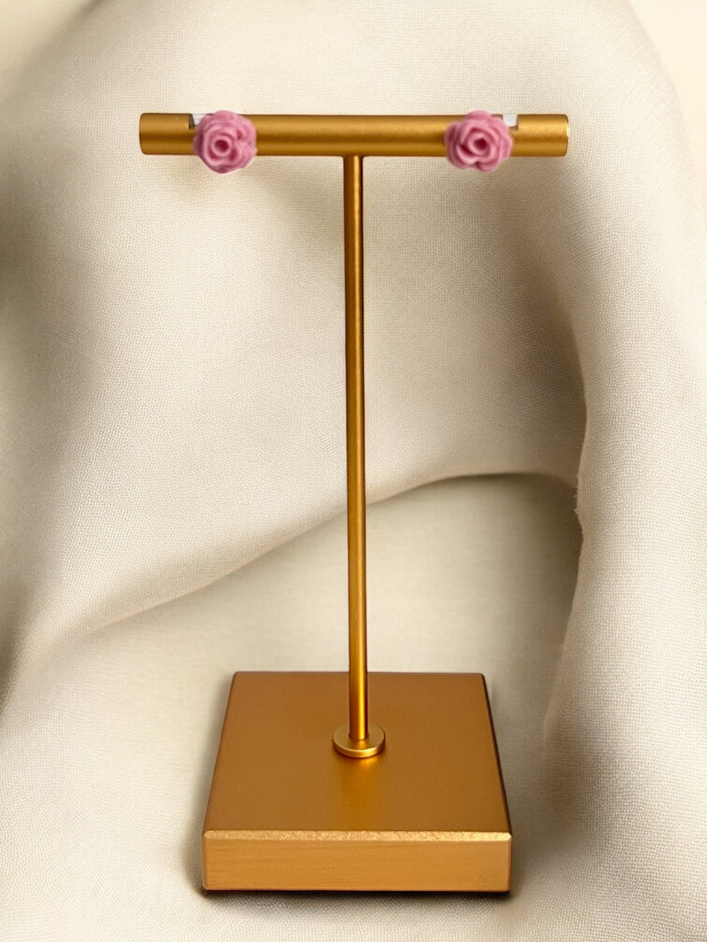 CC-earrings Roses Stud