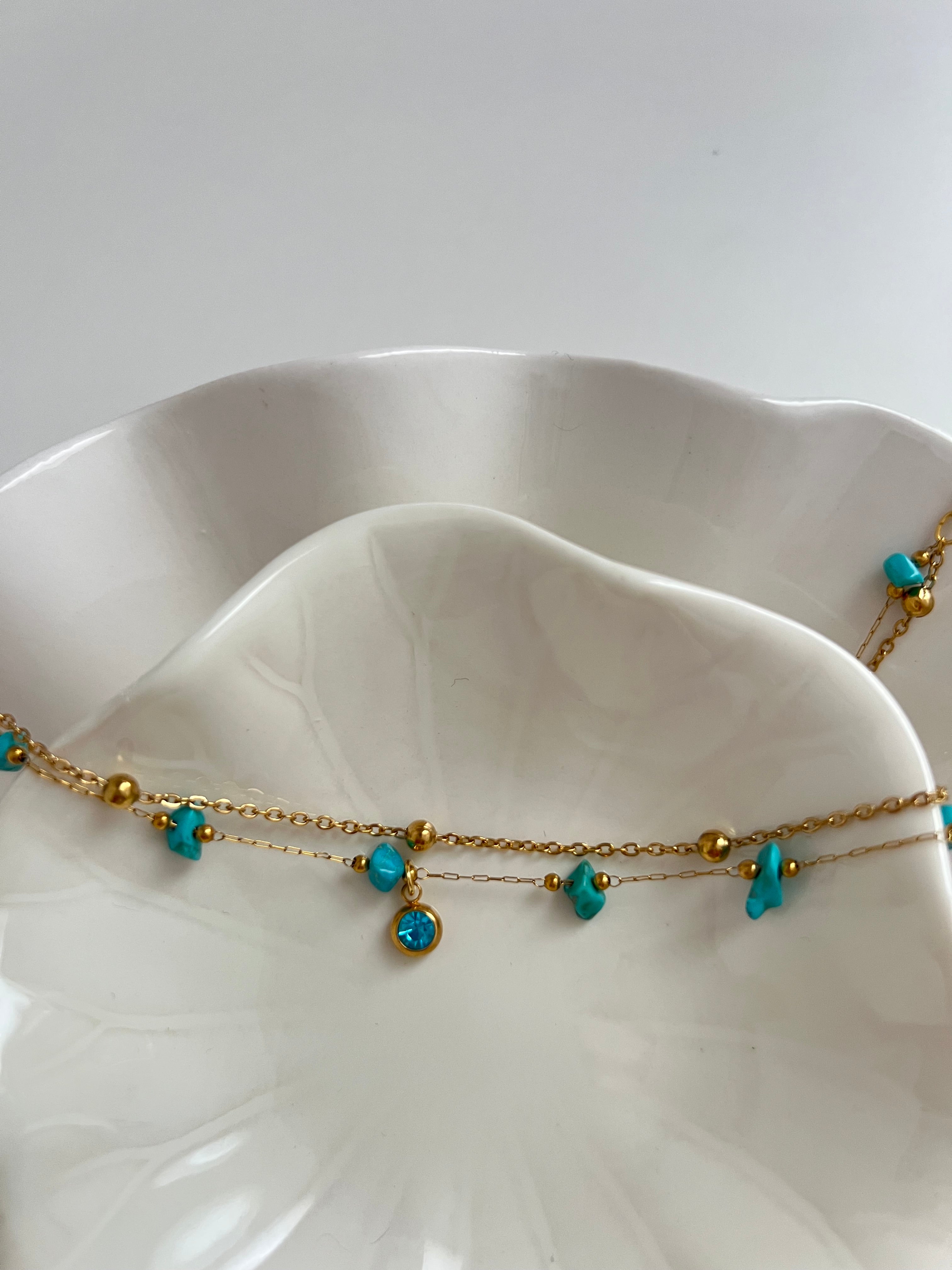 Anklet - Romano Blue