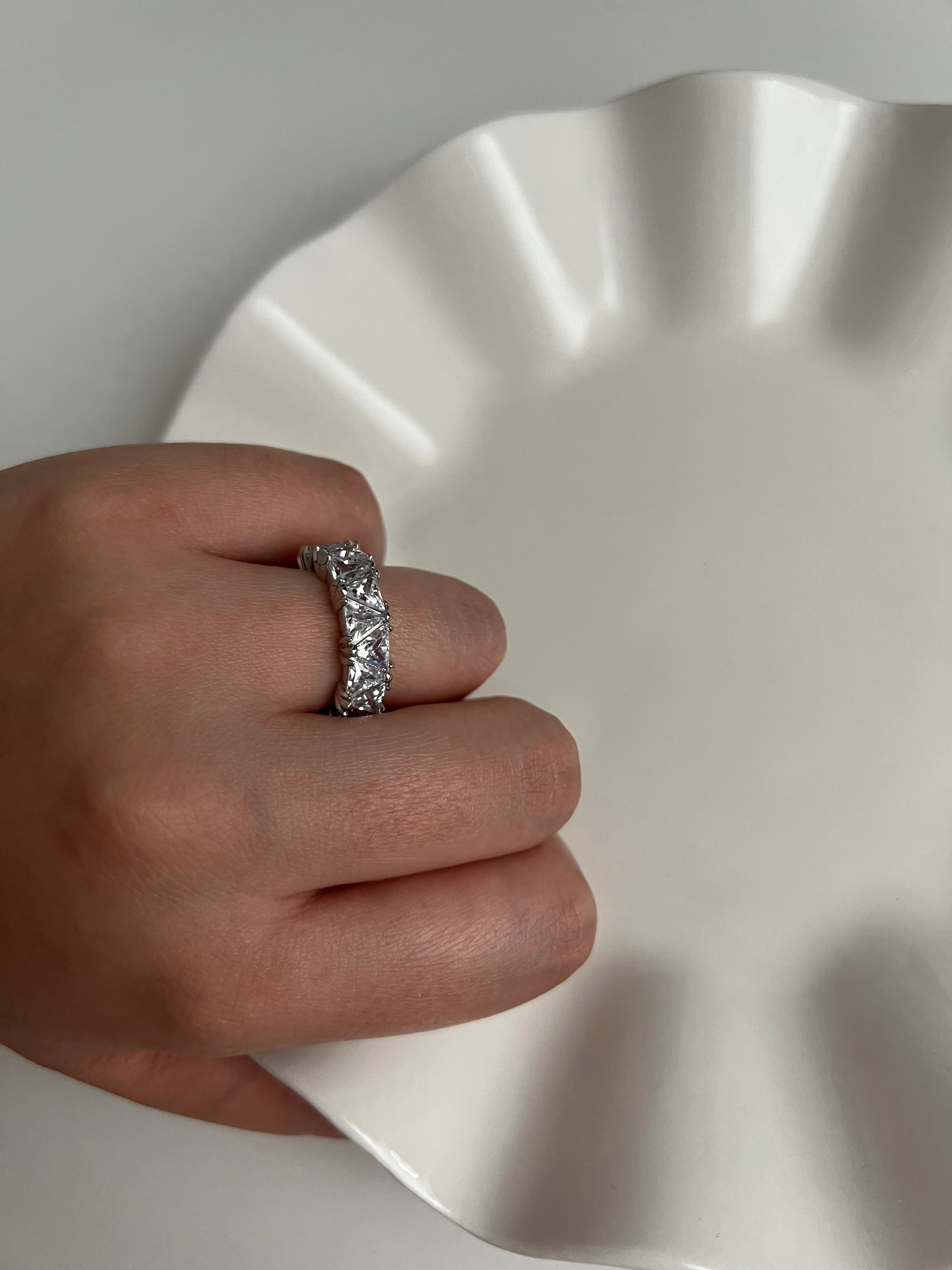 Ring - Aurora Band - Silver Plated