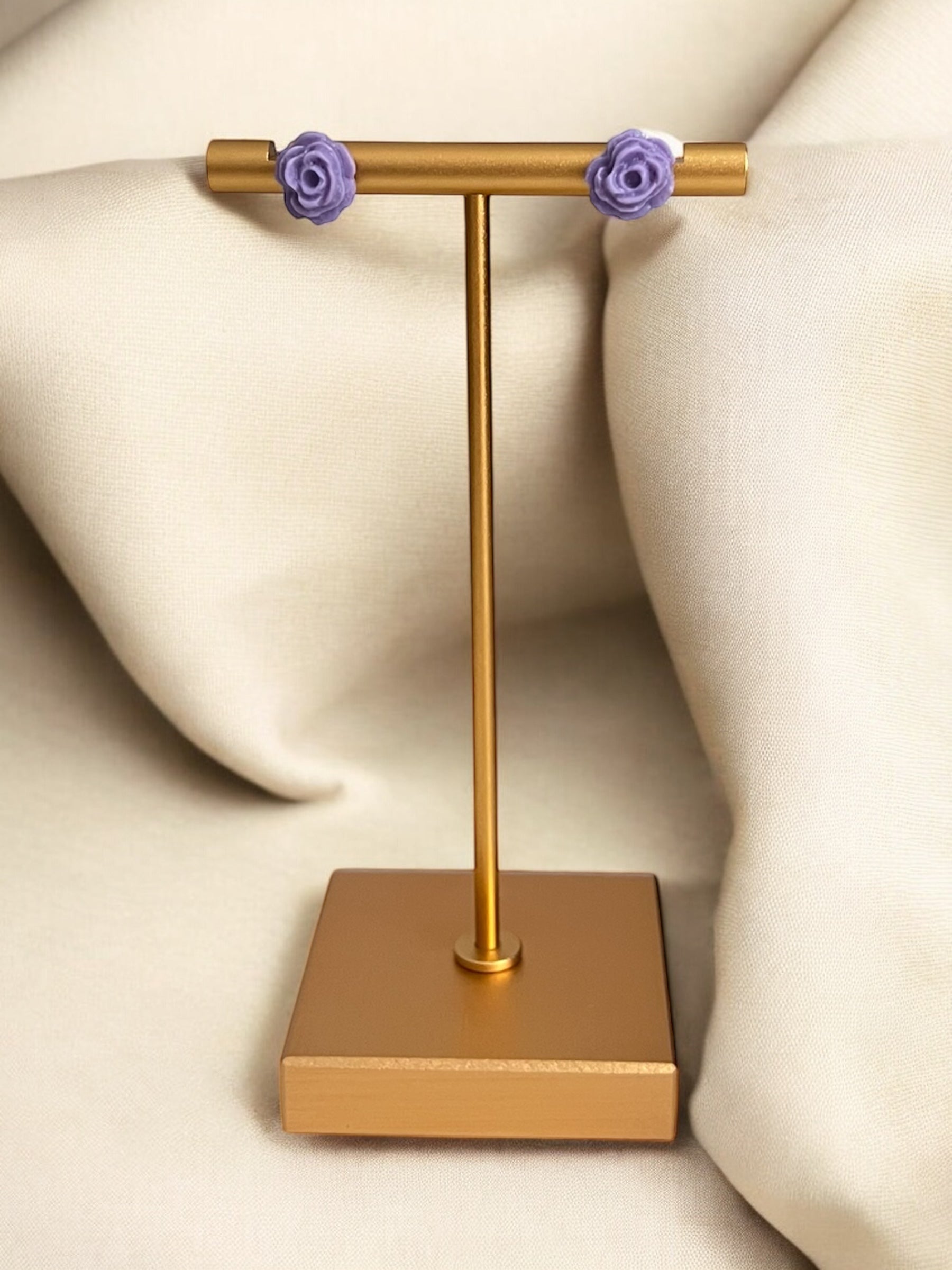 CC-earrings Roses Stud