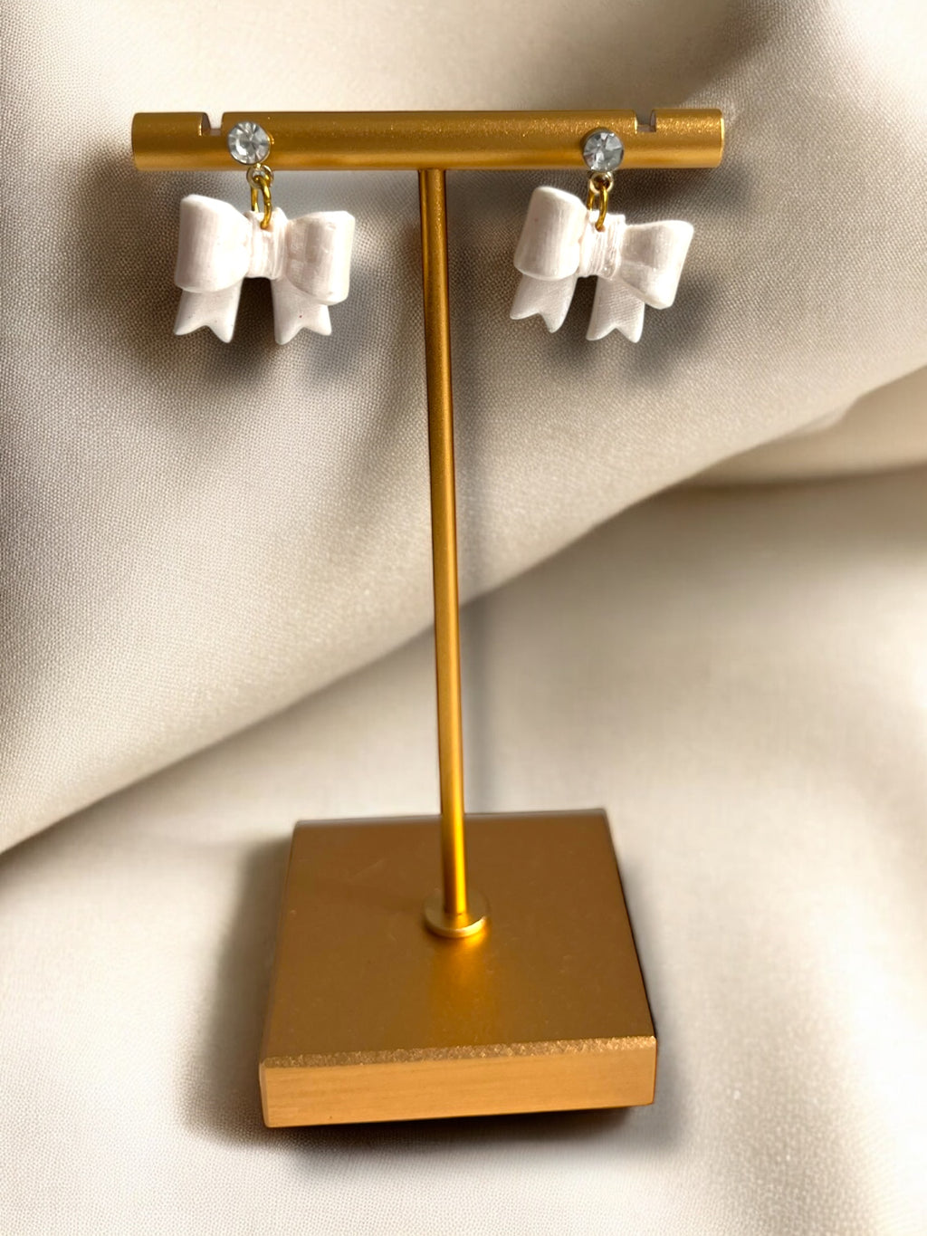 CC-Earrings - Bow Sparkle